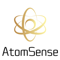 AtomSense logo, AtomSense contact details