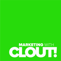 CLOUT! logo, CLOUT! contact details