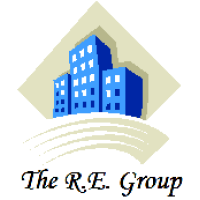 The R.E. Group logo, The R.E. Group contact details