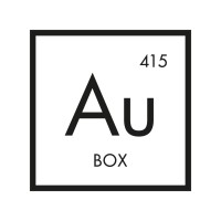 AuBox logo, AuBox contact details