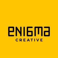 @Enigma Creative logo, @Enigma Creative contact details