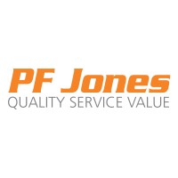 PF Jones logo, PF Jones contact details