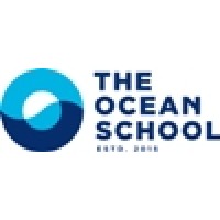 The Ocean School logo, The Ocean School contact details