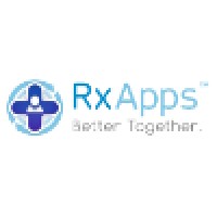 RxApps logo, RxApps contact details