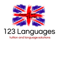 123 Languages logo, 123 Languages contact details