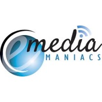 eMedia Maniacs logo, eMedia Maniacs contact details