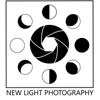 New Light Photography logo, New Light Photography contact details