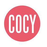 COCY logo, COCY contact details