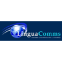 LinguaComms logo, LinguaComms contact details