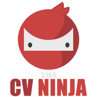 The CV Ninja logo, The CV Ninja contact details