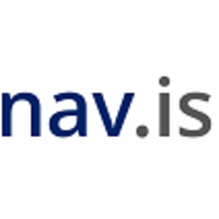 nav.is logo, nav.is contact details