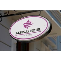 albinas hotel logo, albinas hotel contact details