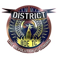 BDE District logo, BDE District contact details