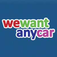 WeWantAnyCar.com logo, WeWantAnyCar.com contact details