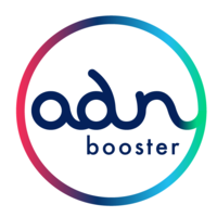 ADN'Booster logo, ADN'Booster contact details