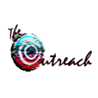 The Outreach logo, The Outreach contact details