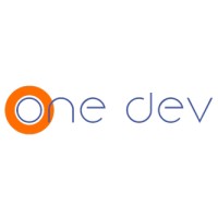 OneDev logo, OneDev contact details