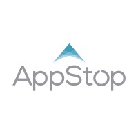 AppStop logo, AppStop contact details