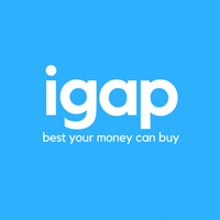 iGap logo, iGap contact details