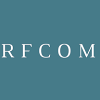 RFCom logo, RFCom contact details