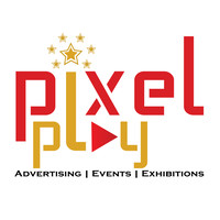 pixel play events logo, pixel play events contact details