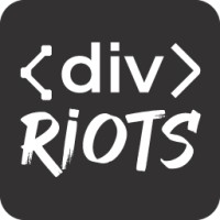 ‹div›RIOTS logo, ‹div›RIOTS contact details