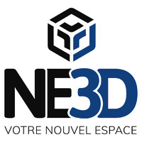 NE3D logo, NE3D contact details