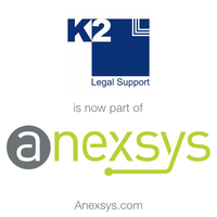 K2 Legal Support logo, K2 Legal Support contact details