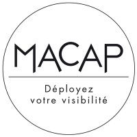 MACAP logo, MACAP contact details