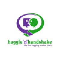 'Haggle''n''handshake' logo, 'Haggle''n''handshake' contact details