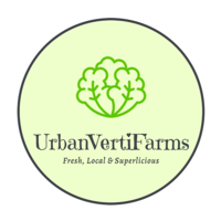 UrbanVertiFarms logo, UrbanVertiFarms contact details