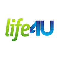 LIFE4U logo, LIFE4U contact details