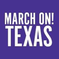 March On! Texas logo, March On! Texas contact details