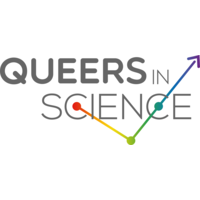 QueersInScience logo, QueersInScience contact details