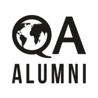 QA Alumni logo, QA Alumni contact details