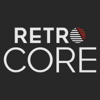 RetroCore logo, RetroCore contact details