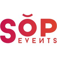 SOP Events logo, SOP Events contact details