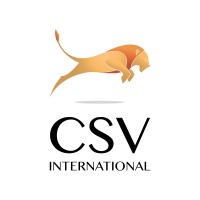 CSV International logo, CSV International contact details