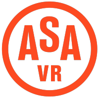 ASA-VR logo, ASA-VR contact details