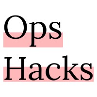 Ops Hacks logo, Ops Hacks contact details