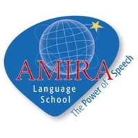 AMIRA Language School logo, AMIRA Language School contact details