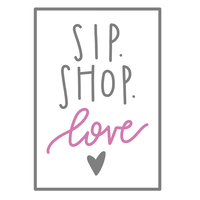 Sip. Shop. Love. logo, Sip. Shop. Love. contact details