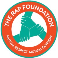 The RAP Foundation logo, The RAP Foundation contact details