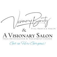 A Visionary Salon logo, A Visionary Salon contact details