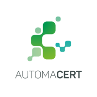 AutomaCert logo, AutomaCert contact details