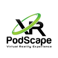 VrPodScape logo, VrPodScape contact details