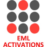 EML Activations. logo, EML Activations. contact details