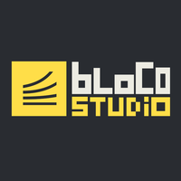 BlocoStudio logo, BlocoStudio contact details