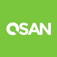 QSAN logo, QSAN contact details