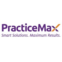 PracticeMax logo, PracticeMax contact details